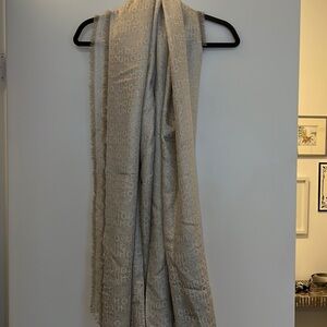 Hugo Sparkly silver scarf